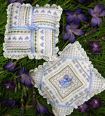 French Lavender Pillow (grille)